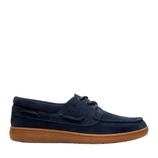 Timberland Ανδρικά Δερμάτινα Παπούτσια Portofino Pier Boat Shoe TBOA6CXMEW9 Μπλε