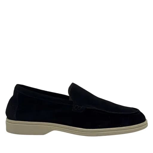 Ανδρικά Δερμάτινα Loafers Navy Μπλε Velafiore 090-BLUE